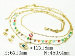 Stainless Steel Jewelry Wholesale - Stainless Steel Jewelry Sets - HY24S0062HLF