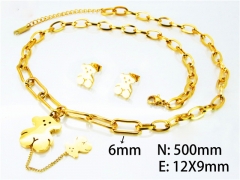 Stainless Steel Jewelry Wholesale - Stainless Steel Jewelry Sets - HY64S1043HOX
