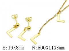 Stainless Steel Jewelry Wholesale - Stainless Steel Jewelry Sets - HY59S1582LLQ