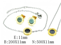 Stainless Steel Jewelry Wholesale - Stainless Steel Jewelry Sets - HY59S2829OL