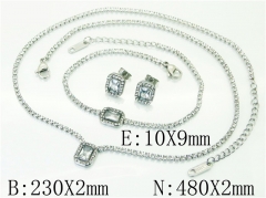 Stainless Steel Jewelry Wholesale - Stainless Steel Jewelry Sets - HY59S2415IVL