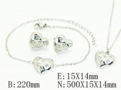 Stainless Steel Jewelry Wholesale - Stainless Steel Jewelry Sets - HY59S2576HIW