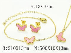 Stainless Steel Jewelry Wholesale - Stainless Steel Jewelry Sets - HY59S2506HIB