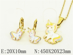 Stainless Steel Jewelry Wholesale - Stainless Steel Jewelry Sets - HY67S0023OR