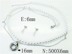 Stainless Steel Jewelry Wholesale - Stainless Steel Jewelry Sets - HY59S2045HKS