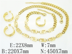 Stainless Steel Jewelry Wholesale - Stainless Steel Jewelry Sets - HY50S0063JCC