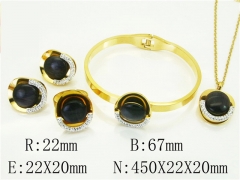 Stainless Steel Jewelry Wholesale - Stainless Steel Jewelry Sets - HY50S0338JGF
