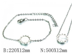 Stainless Steel Jewelry Wholesale - Stainless Steel Jewelry Sets - HY59S2730HUL