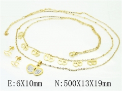 Stainless Steel Jewelry Wholesale - Stainless Steel Jewelry Sets - HY24S0026HRR