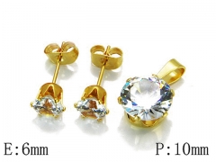 Stainless Steel Jewelry Wholesale - Stainless Steel Jewelry Sets - HY21S0015JHD