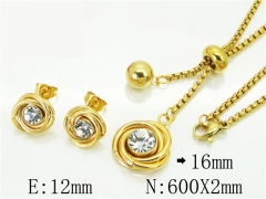 Stainless Steel Jewelry Wholesale - Stainless Steel Jewelry Sets - HY59S1891HIL