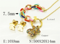 Stainless Steel Jewelry Wholesale - Stainless Steel Jewelry Sets - HY21S0412IHR