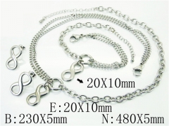 Stainless Steel Jewelry Wholesale - Stainless Steel Jewelry Sets - HY59S2295HMS