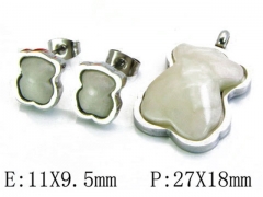 Stainless Steel Jewelry Wholesale - Stainless Steel Jewelry Sets - HY64S0282HMZ