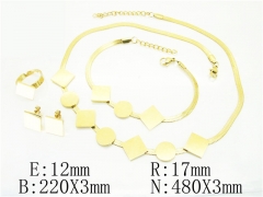 Stainless Steel Jewelry Wholesale - Stainless Steel Jewelry Sets - HY50S0111JDD
