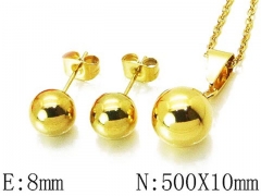 Stainless Steel Jewelry Wholesale - Stainless Steel Jewelry Sets - HY59S2722KL