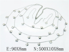 Stainless Steel Jewelry Wholesale - Stainless Steel Jewelry Sets - HY59S1797HPW