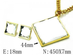 Stainless Steel Jewelry Wholesale - Stainless Steel Jewelry Sets - HY59S2710IIF