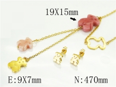 Stainless Steel Jewelry Wholesale - Stainless Steel Jewelry Sets - HY64S1370HOC