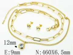 Stainless Steel Jewelry Wholesale - Stainless Steel Jewelry Sets - HY59S2255HLR