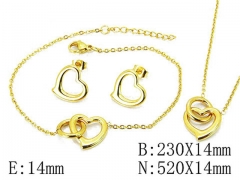 Stainless Steel Jewelry Wholesale - Stainless Steel Jewelry Sets - HY59S1236HTT