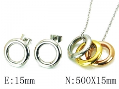 Stainless Steel Jewelry Wholesale - Stainless Steel Jewelry Sets - HY59S2655OE