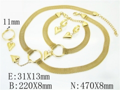 Stainless Steel Jewelry Wholesale - Stainless Steel Jewelry Sets - HY50S0061JWE