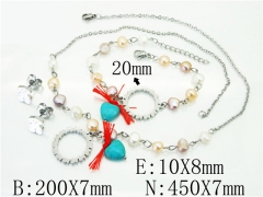 Stainless Steel Jewelry Wholesale - Stainless Steel Jewelry Sets - HY21S0270JHR