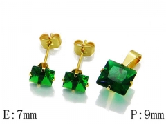 Stainless Steel Jewelry Wholesale - Stainless Steel Jewelry Sets - HY21S0028IOG