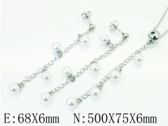 Stainless Steel Jewelry Wholesale - Stainless Steel Jewelry Sets - HY59S1937PW