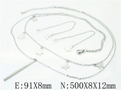 Stainless Steel Jewelry Wholesale - Stainless Steel Jewelry Sets - HY59S1869OQ