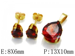 Stainless Steel Jewelry Wholesale - Stainless Steel Jewelry Sets - HY21S0010JHZ