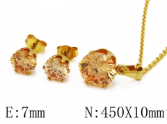 Stainless Steel Jewelry Wholesale - Stainless Steel Jewelry Sets - HY30S0010H00