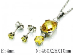 Stainless Steel Jewelry Wholesale - Stainless Steel Jewelry Sets - HY30S0325HIL