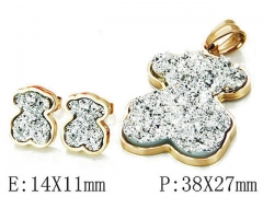 Stainless Steel Jewelry Wholesale - Stainless Steel Jewelry Sets - HY64S0867IHR