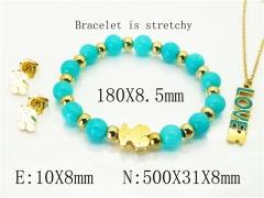 Stainless Steel Jewelry Wholesale - Stainless Steel Jewelry Sets - HY21S0401JJX