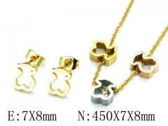 Stainless Steel Jewelry Wholesale - Stainless Steel Jewelry Sets - HY64S1124HTT
