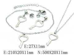 Stainless Steel Jewelry Wholesale - Stainless Steel Jewelry Sets - HY59B1659LW