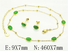 Stainless Steel Jewelry Wholesale - Stainless Steel Jewelry Sets - HY32S0222HJS