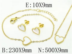 Stainless Steel Jewelry Wholesale - Stainless Steel Jewelry Sets - HY59S2487HHS