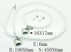 Stainless Steel Jewelry Wholesale - Stainless Steel Jewelry Sets - HY59S1966HOA