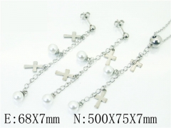 Stainless Steel Jewelry Wholesale - Stainless Steel Jewelry Sets - HY59S1934PU