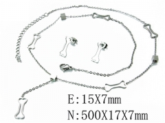Stainless Steel Jewelry Wholesale - Stainless Steel Jewelry Sets - HY59S1530PLT
