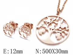 Stainless Steel Jewelry Wholesale - Stainless Steel Jewelry Sets - HY90S0637HOE