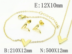 Stainless Steel Jewelry Wholesale - Stainless Steel Jewelry Sets - HY59S2515PQ
