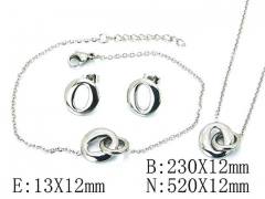Stainless Steel Jewelry Wholesale - Stainless Steel Jewelry Sets - HY59S1241PY