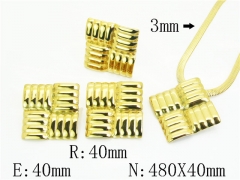 Stainless Steel Jewelry Wholesale - Stainless Steel Jewelry Sets - HY50S0560IHA