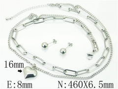 Stainless Steel Jewelry Wholesale - Stainless Steel Jewelry Sets - HY59S2216HJS
