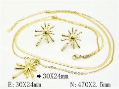 Stainless Steel Jewelry Wholesale - Stainless Steel Jewelry Sets - HY30S0112HMS