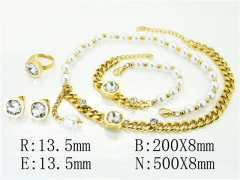Stainless Steel Jewelry Wholesale - Stainless Steel Jewelry Sets - HY50S0257JEE